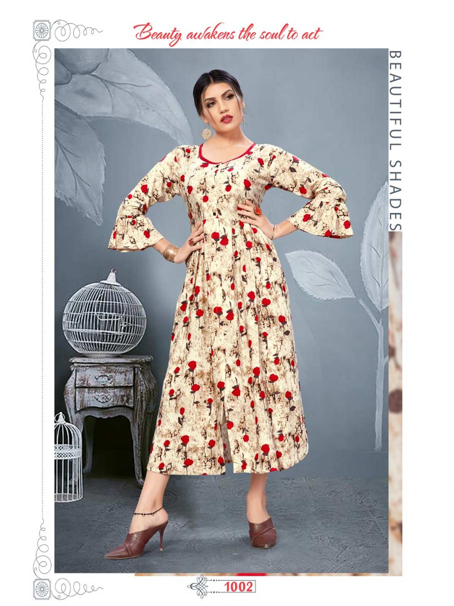 Gulaboo Vol-2 Watermelon Printed Wholesale Kurti Gulaboo Vol-2 Watermelon Printed Wholesale Kurti